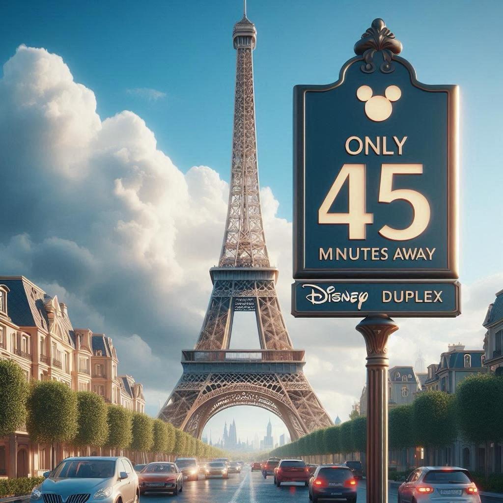 Duplex Disney Coupvray Kültér fotó